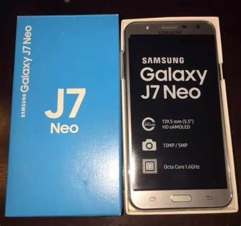 Samsung J7 Neo Color Silver Nuevo En Garantia Un Año 600000 En