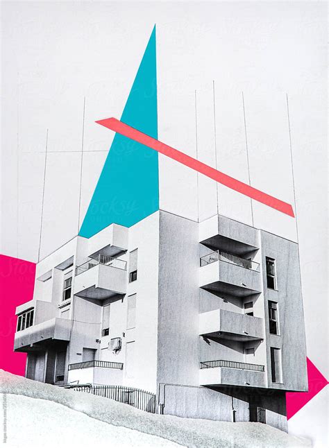 Architecture Collage Del Colaborador De Stocksy Kkgas Stocksy