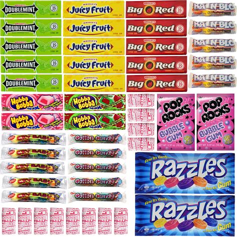 Buy Chewing Gum Packs Variety Pack Bulk Assortment Including Bazooka