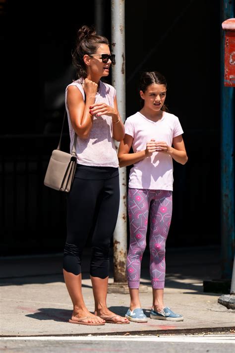this is what katie holmes and daughter suri cruise have been up to amid pandemic