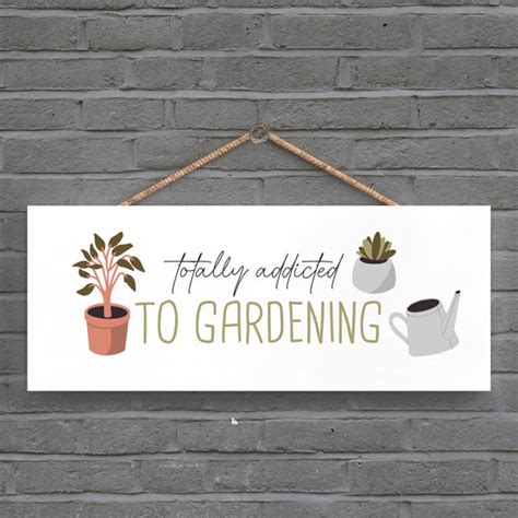 maturi garden totally addicted to gardening signs and plaques uk