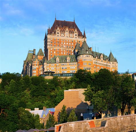 Facade Of Chateau Frontenac In Lower Photograph By Panoramic Images