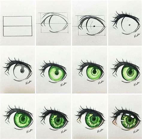 Imagem De How To Draw Por 𝙼𝙿𝙾𝙾 Desenho De Olhos Anime Tutoriais De