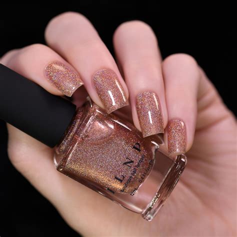 Caroline Glistening Rosy Copper Ultra Holographic Nail Polish By Ilnp