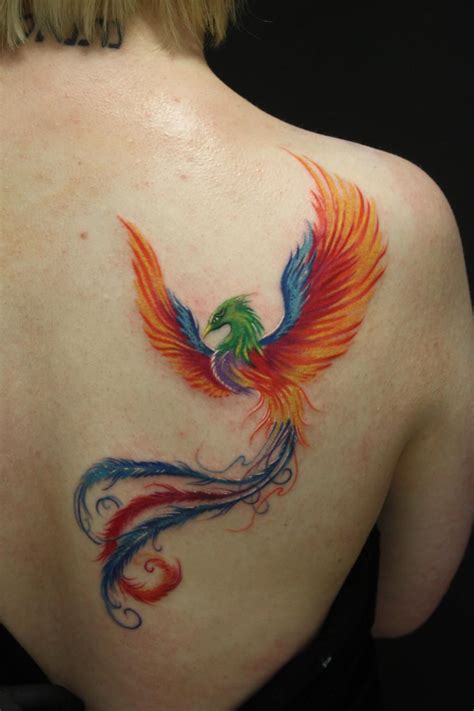 Phoenix Bird Tattoos Shoulder Blade Tattoo Phoenix Tattoo