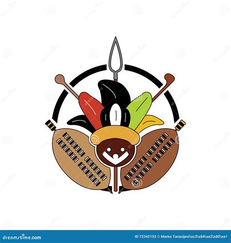 Tribe Ceremonial Mask Cartoon Vector 72343109