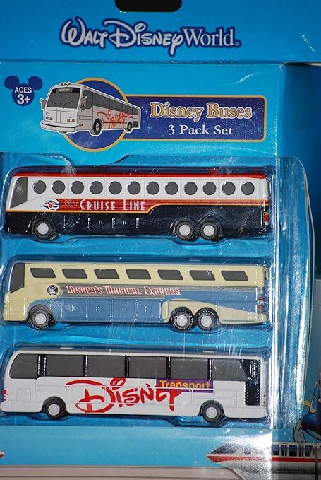 Disney Parks Disney Bus 3 Pack Set Die Cast Cruise Line Transport