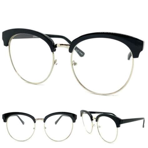 Oversize Exaggerated Retro Nerd Geek Clear Lens Eye Glasses Huge Big