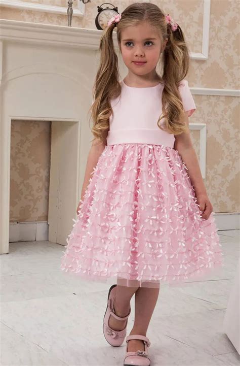 Europe United States Baby Flower Girl Dress 5 Years Princess Butterfly