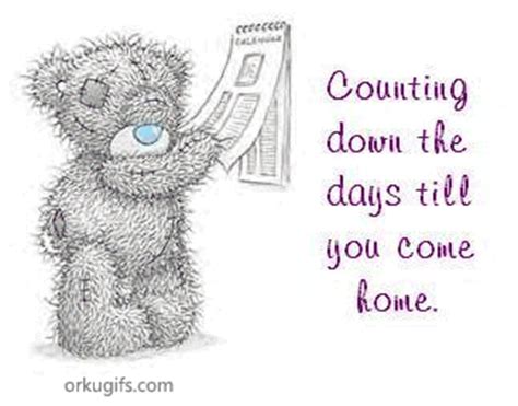 Counting down the days (turkish translation). Tatty Teddy knitting - Images and Messages