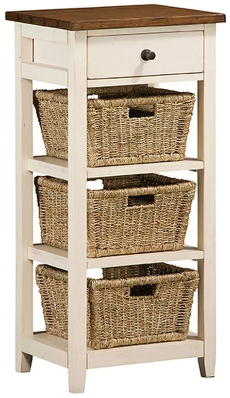 Hillsdale Furniture Tuscan Retreat® Country White Open Side Stand