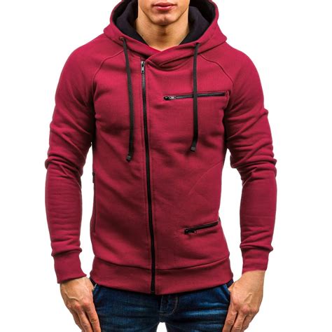 Men Hoodies 2018 Autumn Sweatshirts Mens Hoodie With Zipper Brand Male