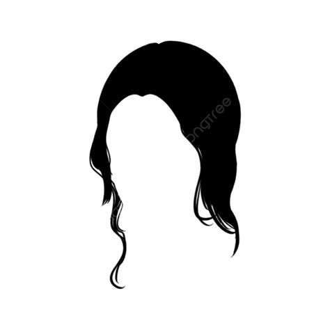Female Hairstyle Silhouette Png Free Hairstyle Dress Up Female Curling