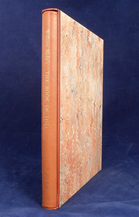The Book Of Thel William Blake Trianon Press