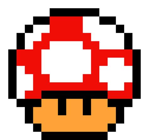 MARIO MUSHROOM Pixel Art Maker