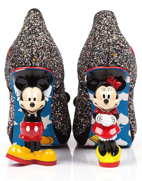 Irregular Choice Mickey And Minnie Mouse Disney Character Heels