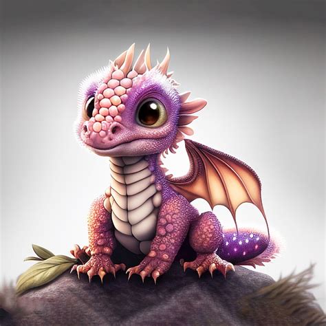 Download Ai Generated Baby Dragon Fantasy Royalty Free Stock