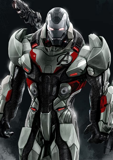Aleksi Briclot Avengers Endgame War Machine With Time Travel Suit