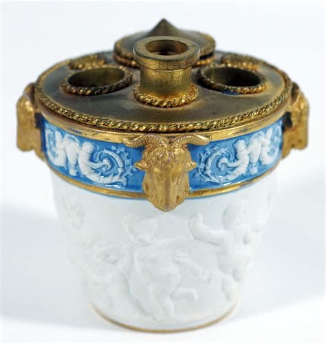 Sevres Porcelain Inkwell Aug 28 2019 World Of Antiques Inc In Ca