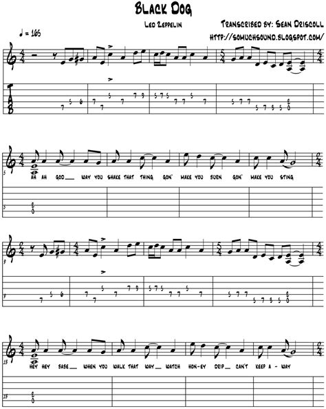 The song was released as a single and reached the charts in several countries; So Much Sound: Transcription: Led Zeppelin's Black Dog