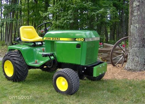 John Deere 420 Garden Tractor Heres Our 85 420 1355 Hours On The