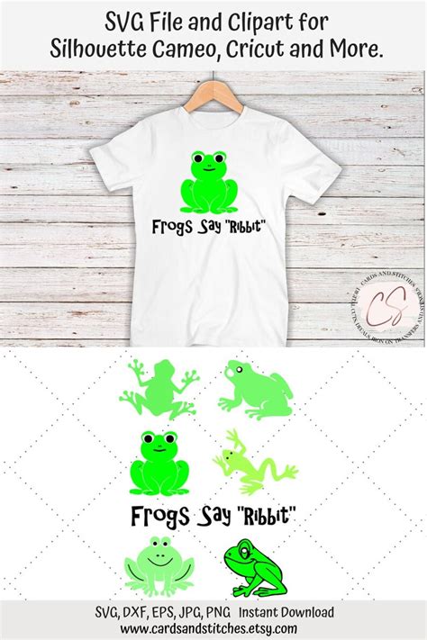 Frogs Svg Boy Decor Frogs Printable Digital Cutting File Etsy