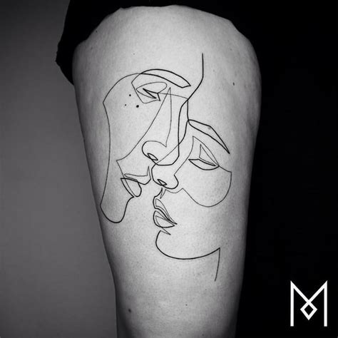 Shop the top 25 most popular 1 at the best prices! Tattoo Artist Uses One Continuous Line to Create Beautiful ...