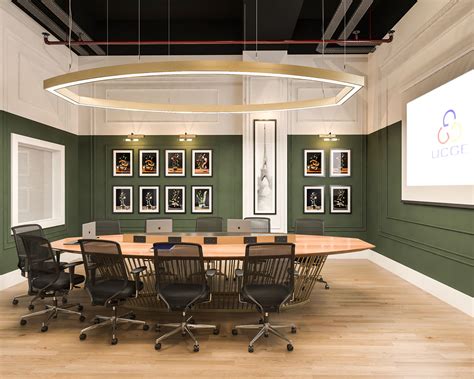 ÜÇge Shopfitting Company Meeting Room Interior Design On Behance