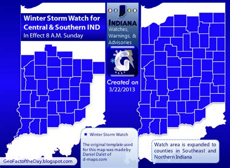 Geofact Of The Day Winter Storm Watches Warnings In Heart Of America
