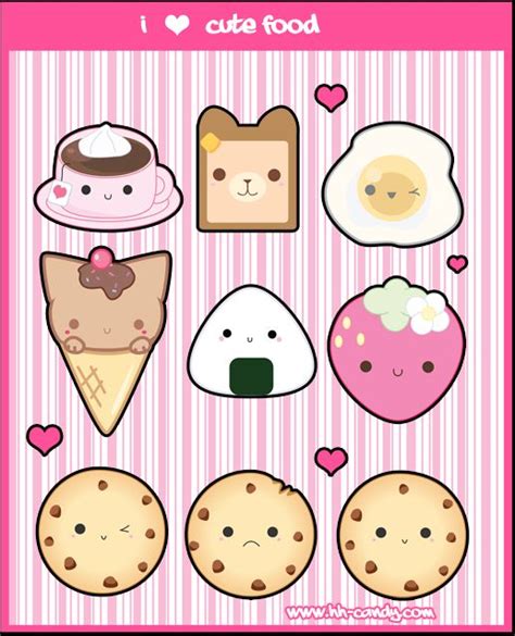 I Love Cute Food By A Little On
