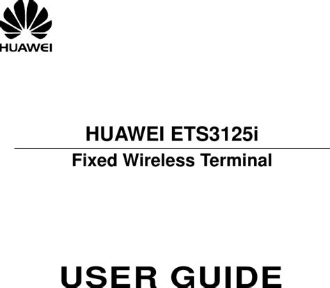 Huawei Technologies Ets3125i I Gsm 8501900 Fixed Wireless Terminal