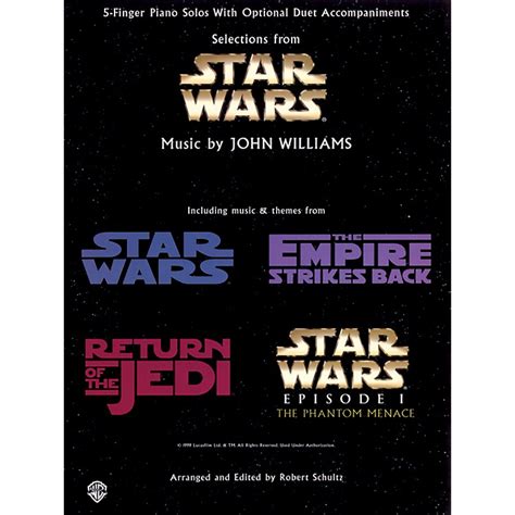 Star wars the last jedi sheet music piano notes chords. Alfred Star Wars Five Finger Piano Book | Musician's Friend