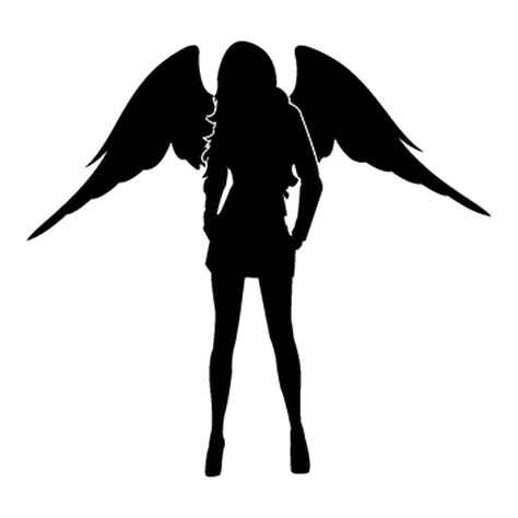 Sexy Woman Angel Decal