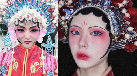 Charming Chinese Opera Makeup Youtube