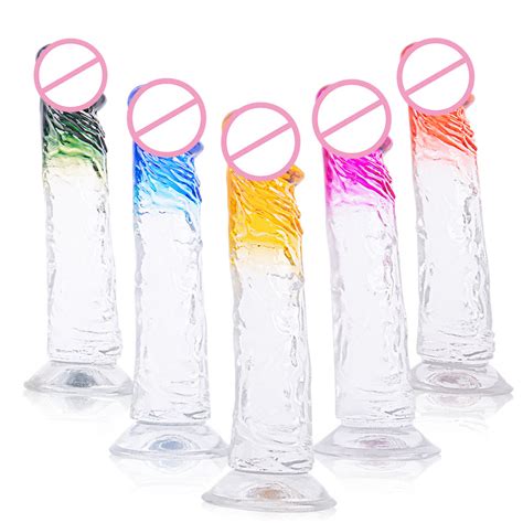 Higo Crystal Large Realistic Dildos Artificial Penis With Suction Cup G Spot Stimulate China