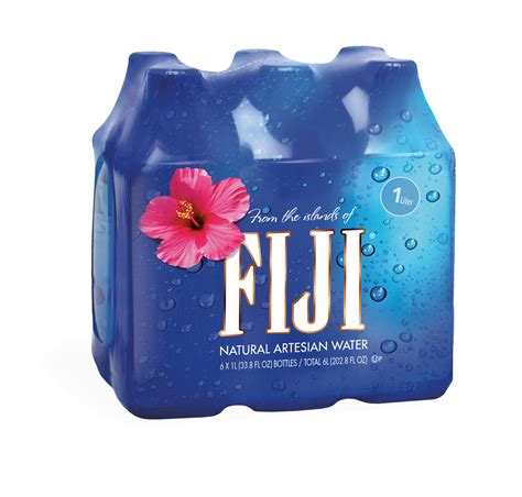 Fiji Natural Artesian Water 1 L 6 Count