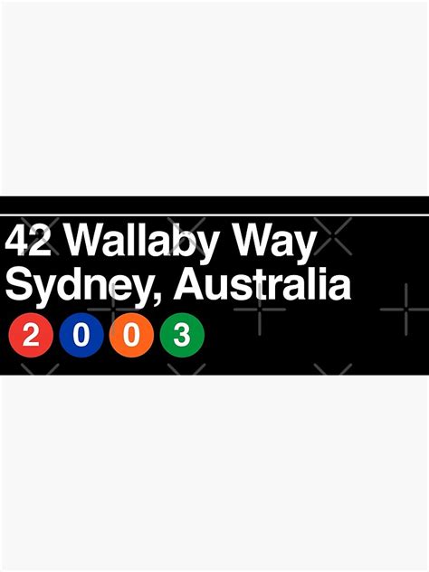 Finding Nemo Dory P Sherman 42 Wallaby Way Sydney Australia