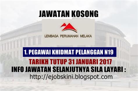 By info jawatanposted on julai 1, 2020januari 20, 2021. Jawatan Kosong Lembaga Perumahan Melaka (LPNM) - 31 ...