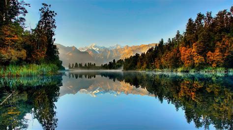 New Zealand South Island Landscape Lake Beauty