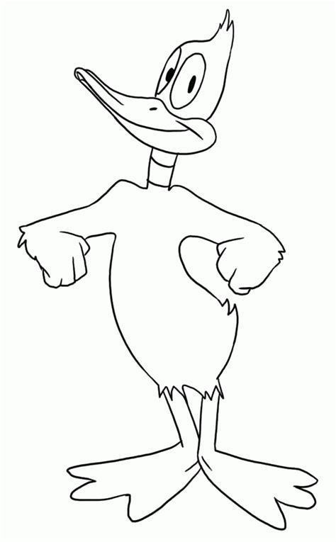 Daffy Duck Colouring Pages Coloring Home