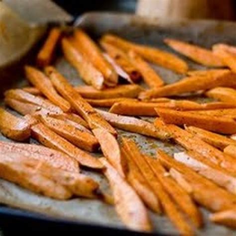 Dipping sauce is sweet and sour and creamy. Sweet and Spicy Sweet Potato Fries with Garlic Lime ...