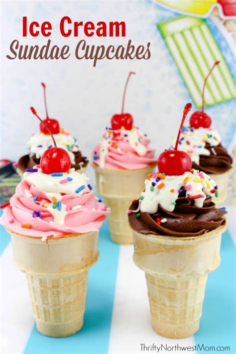 Ice Cream Sundae Cupcakes Thrifty Nw Mom