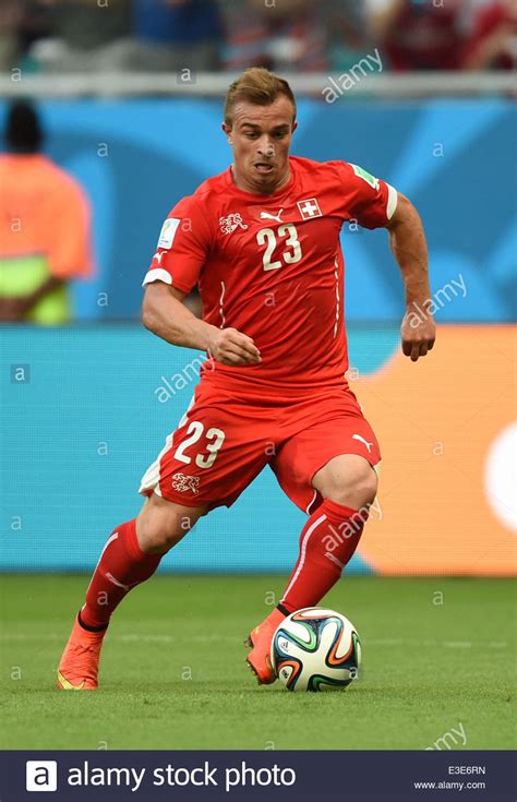 Swiss star xherdan shaqiri scored a. Xherdan Shaqiri of Switzerland controls the ball during ...