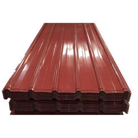 Color Coated Hot Rolled Maroon Pvc Roofing Sheet Thickness Of Sheet 0