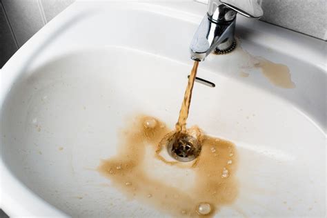 Brown Water From Tap What Should You Do