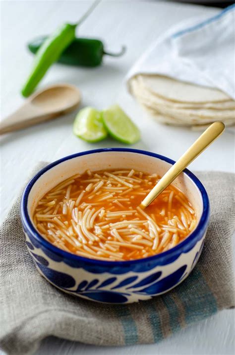 How To Make Mexican Traditional Sopa De Fideo