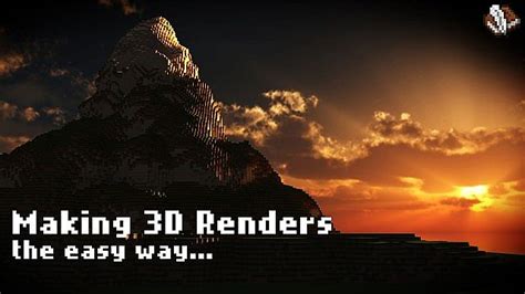 How To Easily Make Epic Minecraft 3d Renders Minecraft Blog