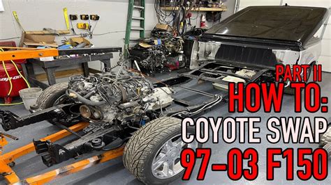 How To Coyote Swap A 97 03 F150 Part Ii Engine Mock Up Youtube