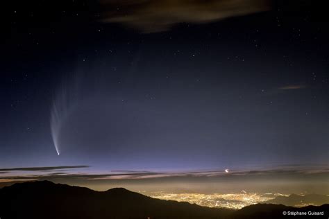 Comet Mcnaught Over Santiago Chile The Most Photogenic Comet Of Our