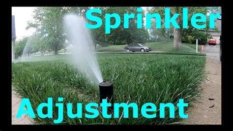 How To Adjust Your Sprinkler Heads Hunter Pgp Ultra Youtube